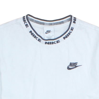 Nike Men’s White Cotton Crew Neck Short Sleeve Sports T-Shirt Size S