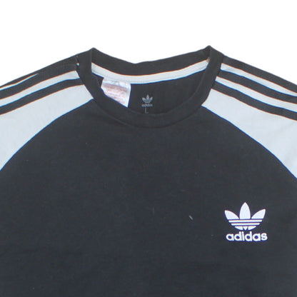 Mens UK Size L adidas Black Pullover Sweatshirt