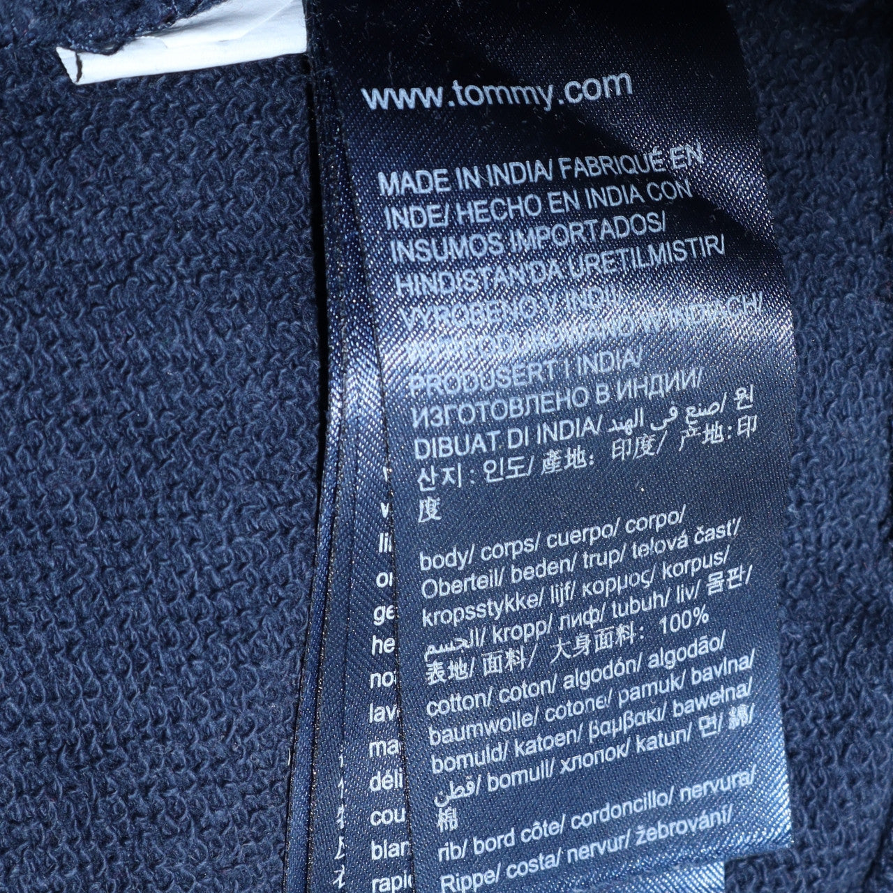 Teens UK Size 164 Tommy Hilfiger Blue Pullover Sweatshirt