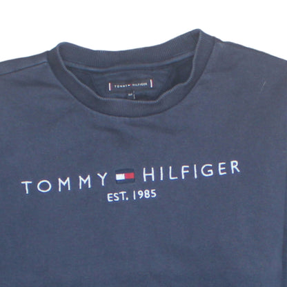 Teens UK Size 164 Tommy Hilfiger Blue Pullover Sweatshirt