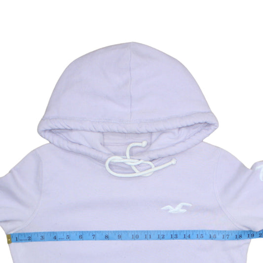 Womens UK Size XS Hollister Purple Pullover Hoodie