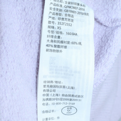Womens UK Size XS Hollister Purple Pullover Hoodie
