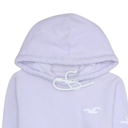 Womens UK Size XS Hollister Purple Pullover Hoodie