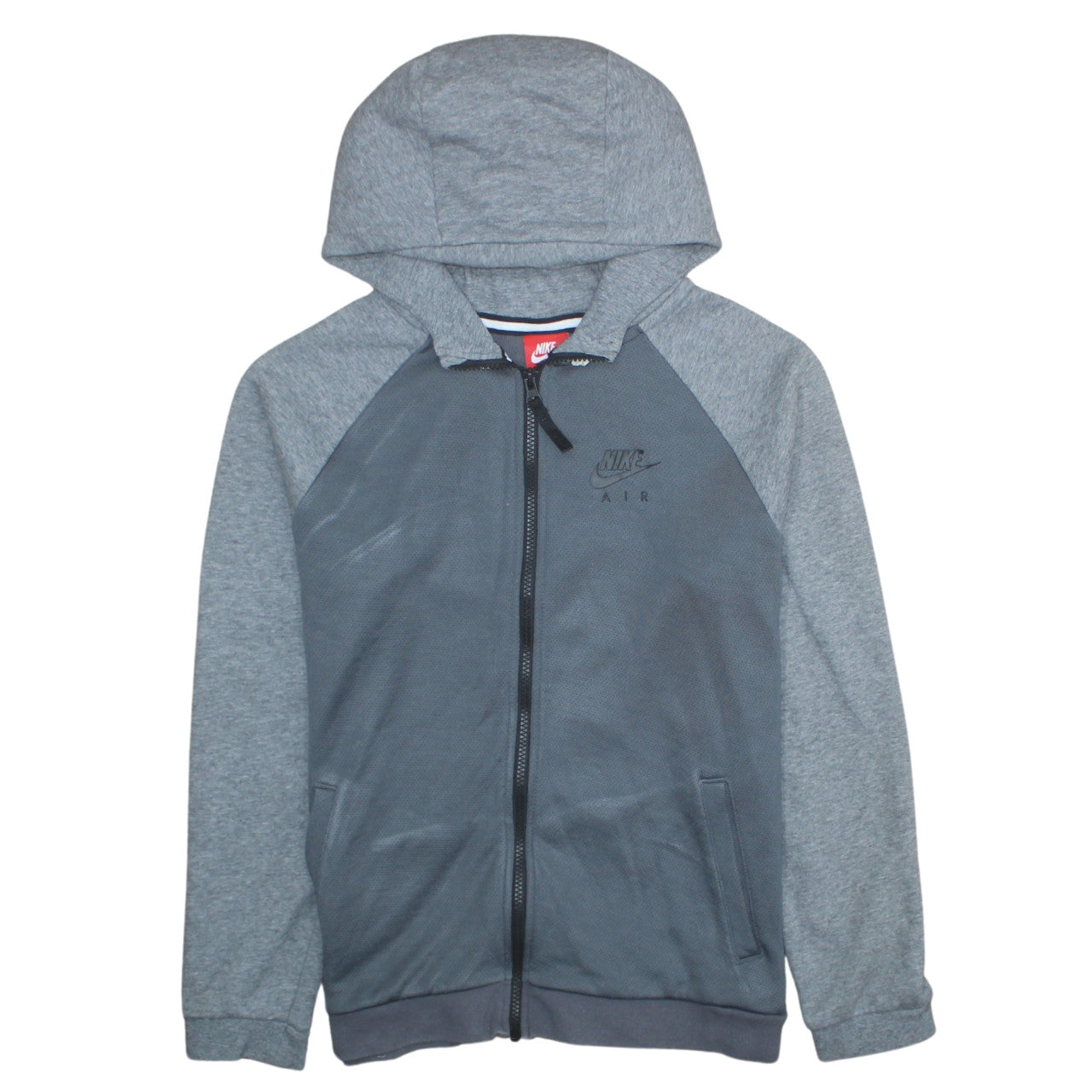Teens UK Size L Nike Grey Full Zip Hoodie