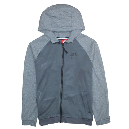 Teens UK Size L Nike Grey Full Zip Hoodie