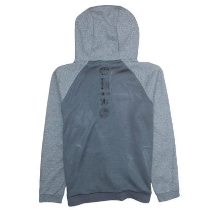 Teens UK Size L Nike Grey Full Zip Hoodie