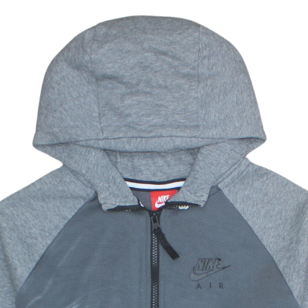 Teens UK Size L Nike Grey Full Zip Hoodie