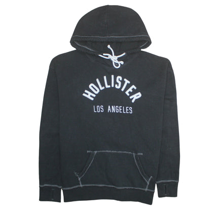 Mens UK Size L Hollister Black Pullover Hoodie