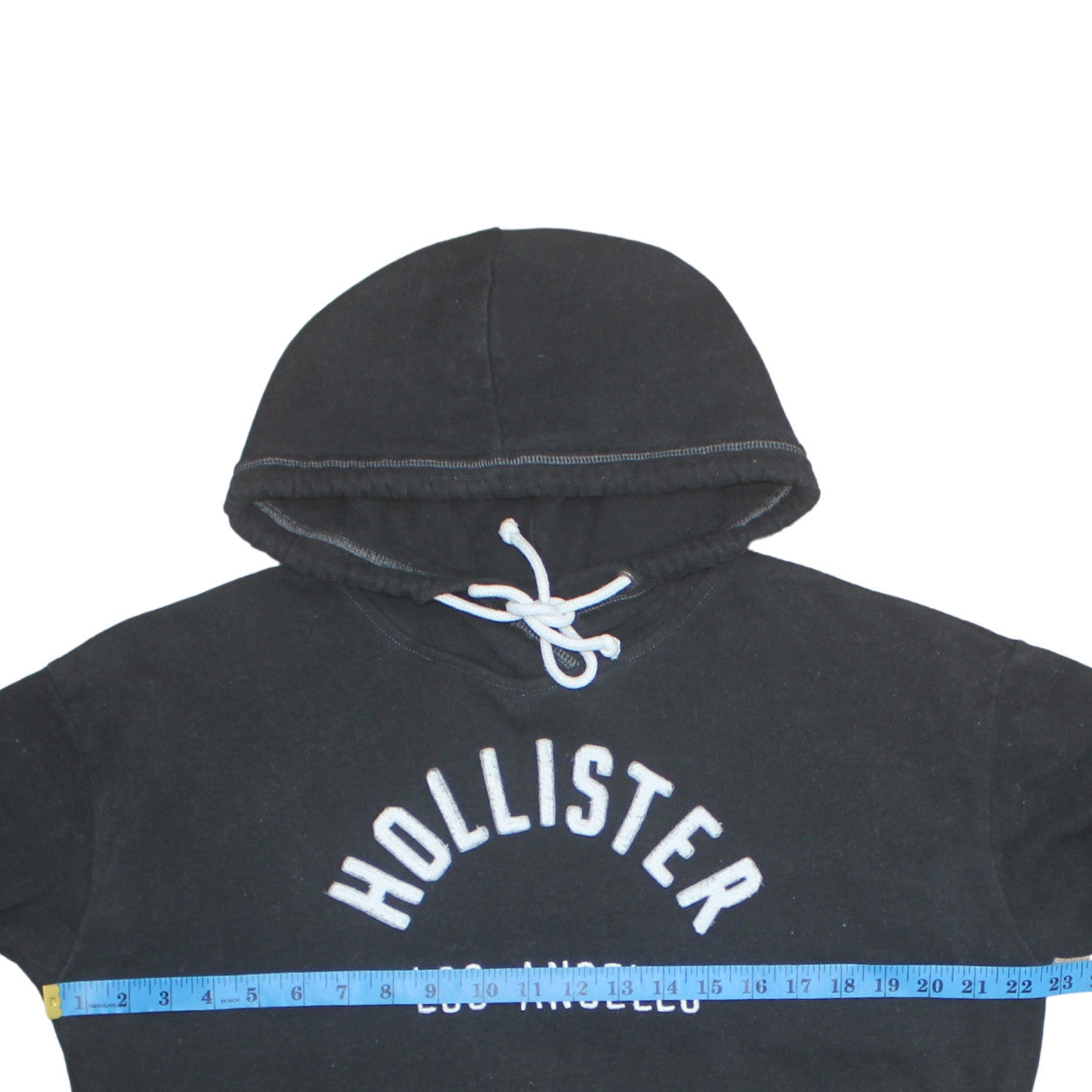 Mens UK Size L Hollister Black Pullover Hoodie