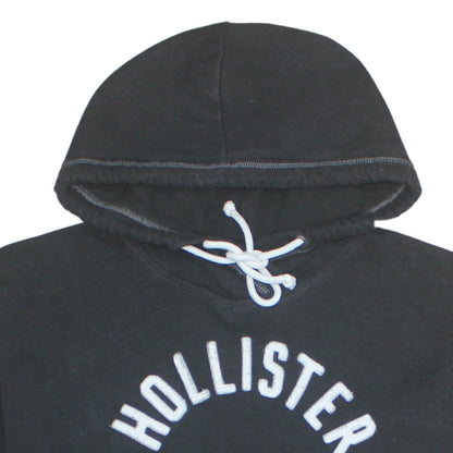 Mens UK Size L Hollister Black Pullover Hoodie