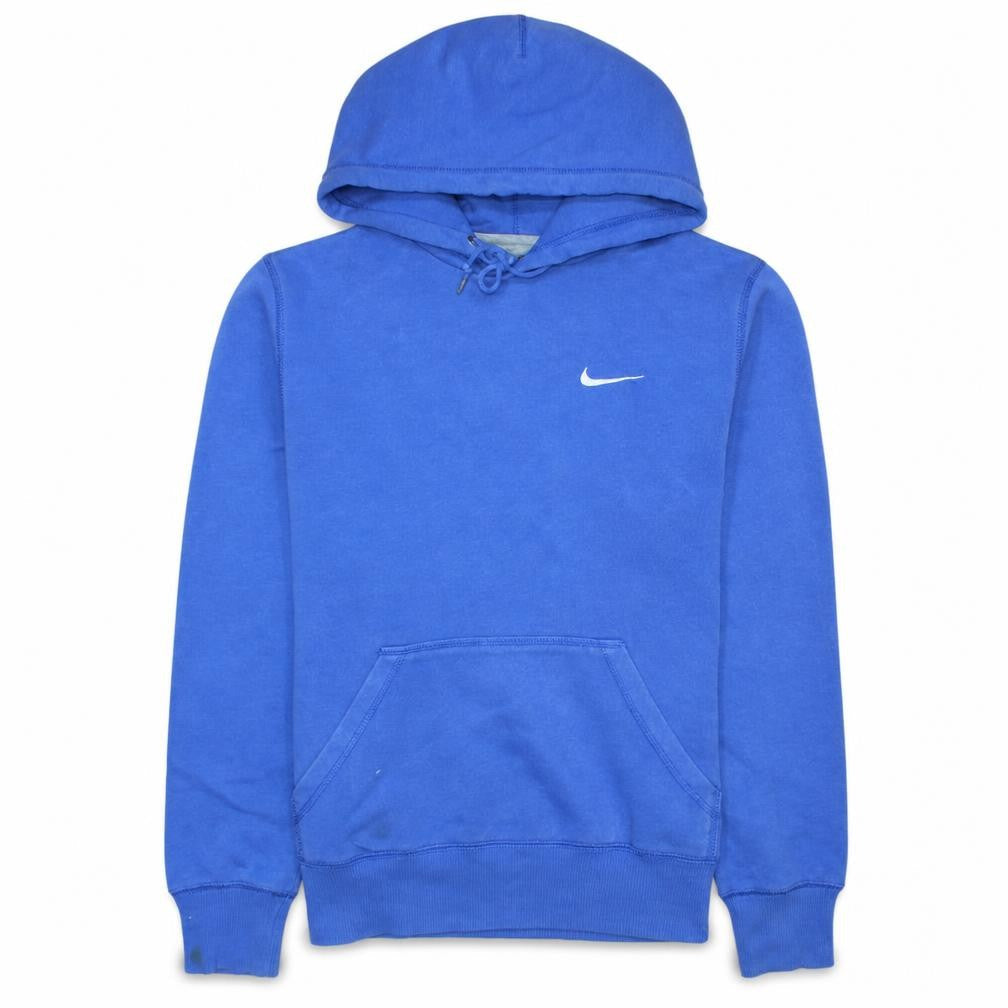 Mens UK Size S Nike Blue Pullover Hoodie
