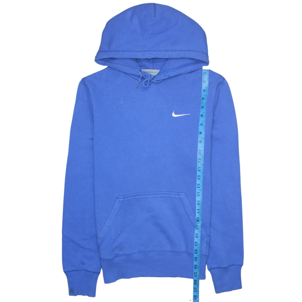 Mens UK Size S Nike Blue Pullover Hoodie