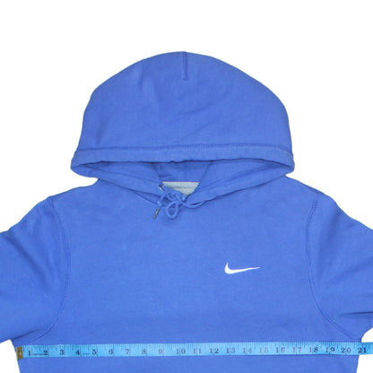 Mens UK Size S Nike Blue Pullover Hoodie