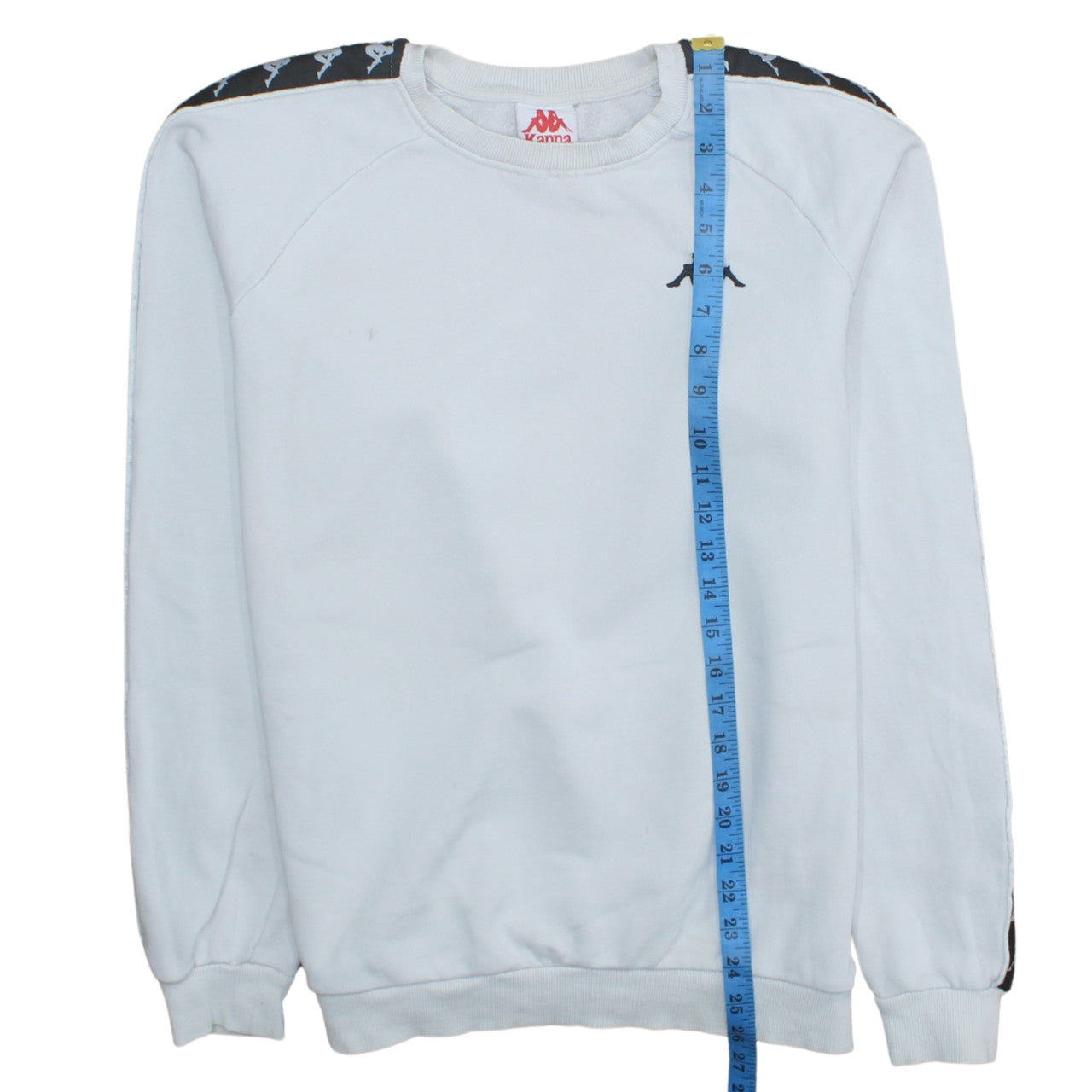 Mens UK Size M Kappa White Pullover Sweatshirt