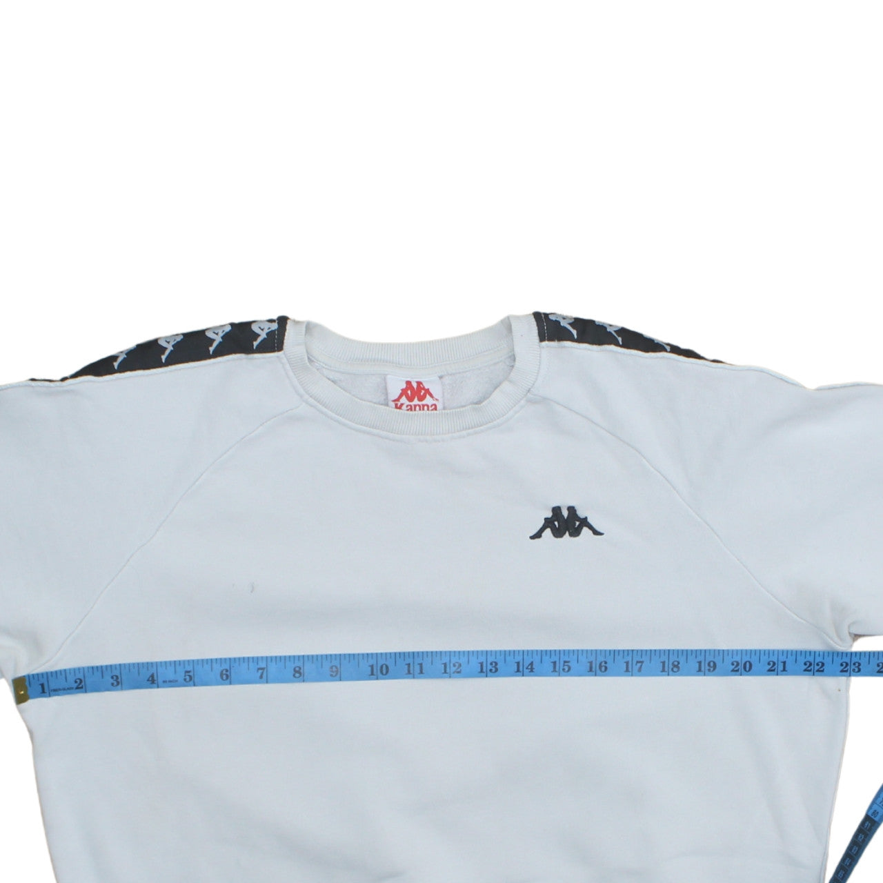 Mens UK Size M Kappa White Pullover Sweatshirt