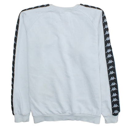 Mens UK Size M Kappa White Pullover Sweatshirt