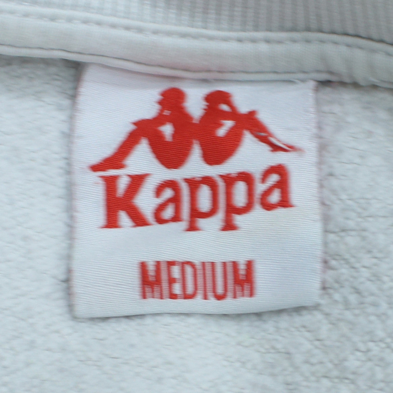 Mens UK Size M Kappa White Pullover Sweatshirt