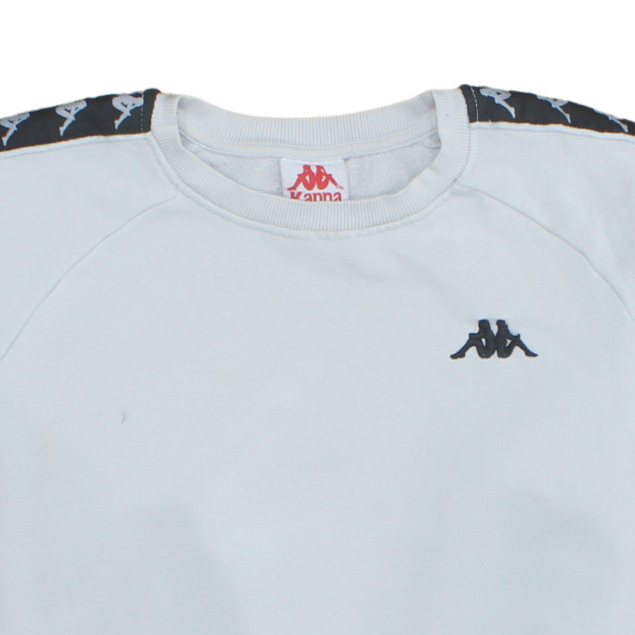 Mens UK Size M Kappa White Pullover Sweatshirt