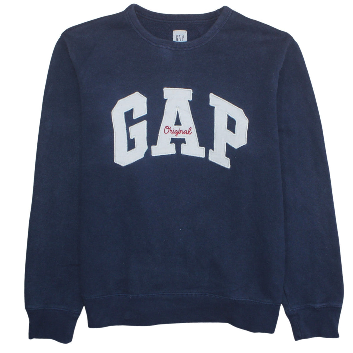 Gap Men's Blue Original Logo Pullover Sweatshirt Size M