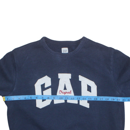 Gap Men's Blue Original Logo Pullover Sweatshirt Size M
