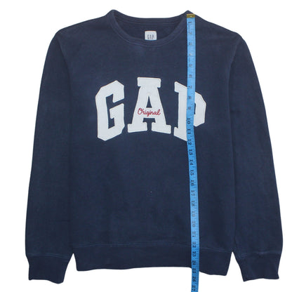 Gap Men's Blue Original Logo Pullover Sweatshirt Size M