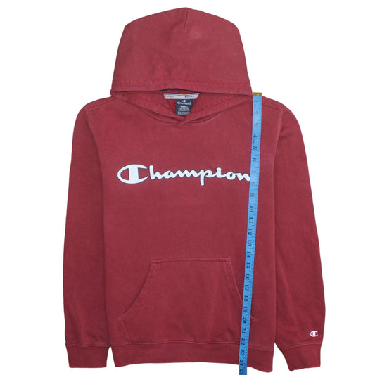 Mens UK Size S Champion Red Pullover Hoodie
