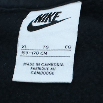 Mens UK Size XL Nike Black Full Zip Hoodie