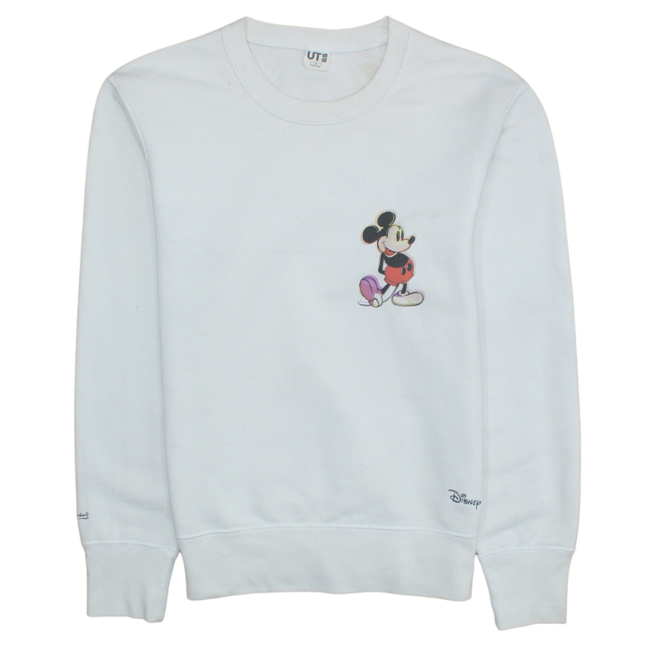 Womens UK Size S Uniqlo White Pullover Sweatshirt