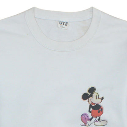 Womens UK Size S Uniqlo White Pullover Sweatshirt