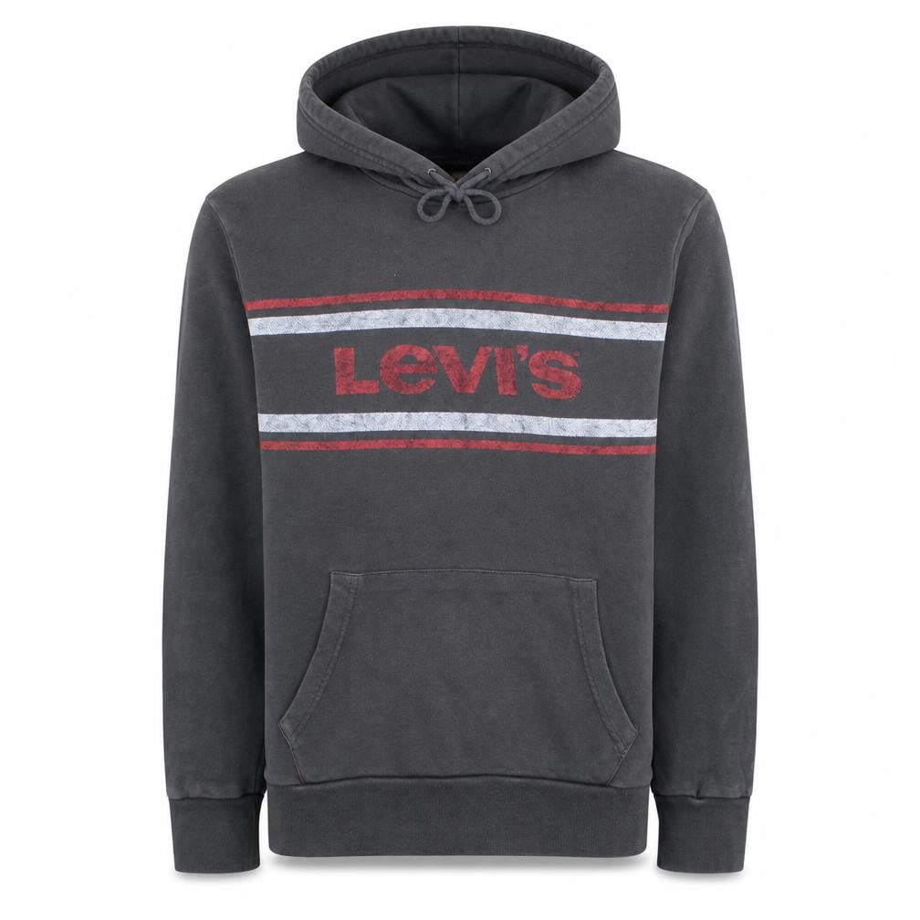 Mens UK Size M Levi's Grey Pullover Hoodie