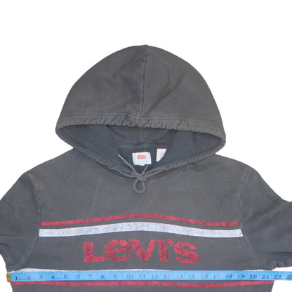 Mens UK Size M Levi's Grey Pullover Hoodie