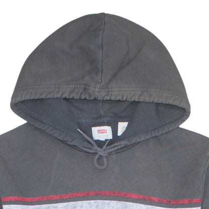 Mens UK Size M Levi's Grey Pullover Hoodie