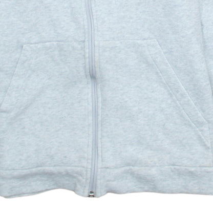 Adidas Boys Grey Full Zip Hoodie 13-14 Years Hooded Sportswear