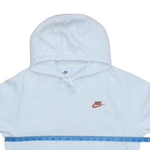 Mens UK Size S Nike White Pullover Hoodie