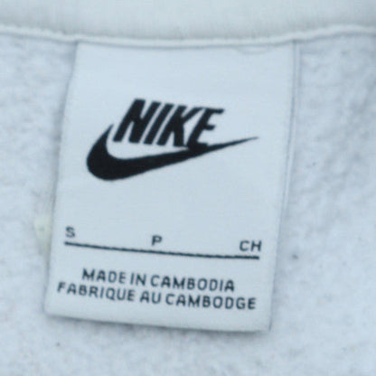 Mens UK Size S Nike White Pullover Hoodie