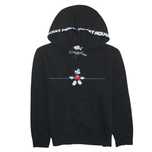 Womens UK Size L Disney Black Pullover Hoodie