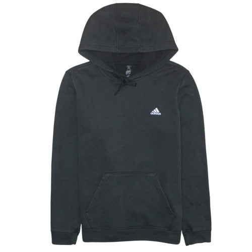 Mens UK Size M Adidas Black Pullover Hoodie
