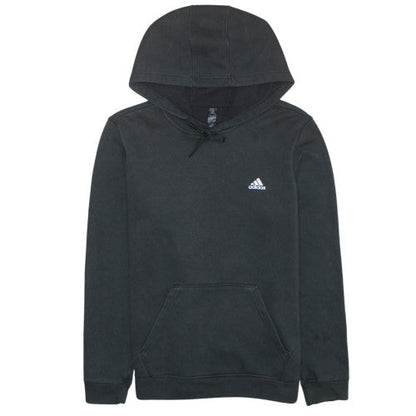 Mens UK Size M Adidas Black Pullover Hoodie