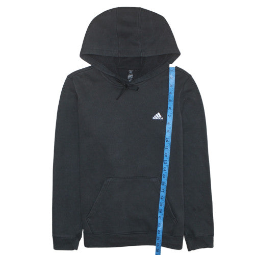 Mens UK Size M Adidas Black Pullover Hoodie