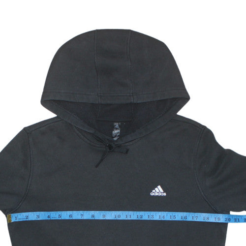 Mens UK Size M Adidas Black Pullover Hoodie