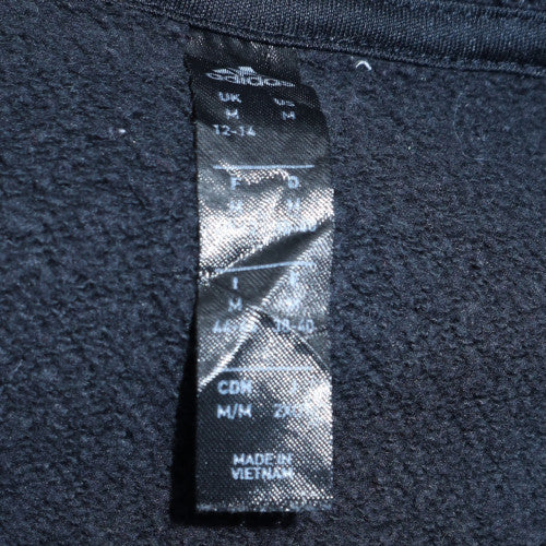 Mens UK Size M Adidas Black Pullover Hoodie
