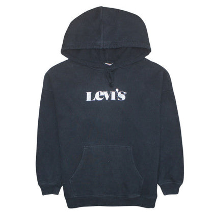 Mens UK Size XS Levi's Black Pullover Hoodie