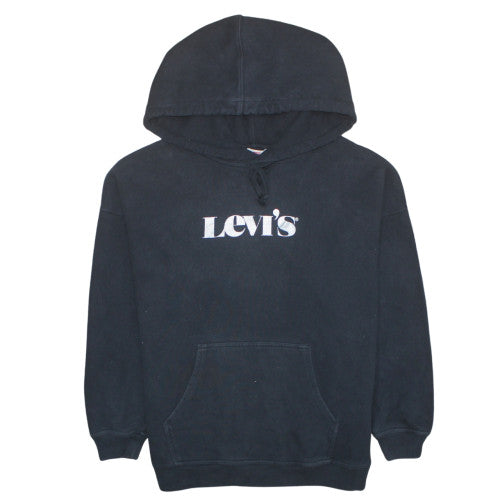 Mens UK Size XS Levi's Black Pullover Hoodie