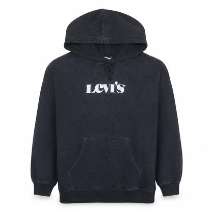 Mens UK Size XS Levi's Black Pullover Hoodie