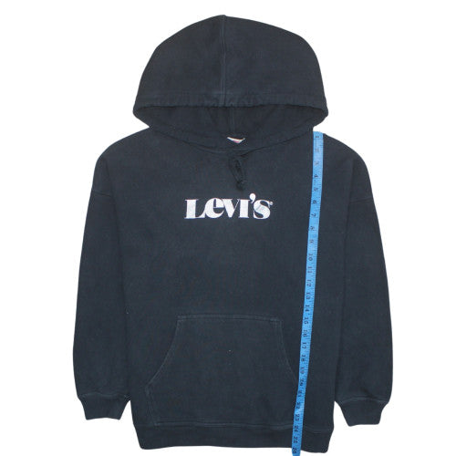 Mens UK Size XS Levi's Black Pullover Hoodie