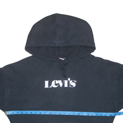 Mens UK Size XS Levi's Black Pullover Hoodie