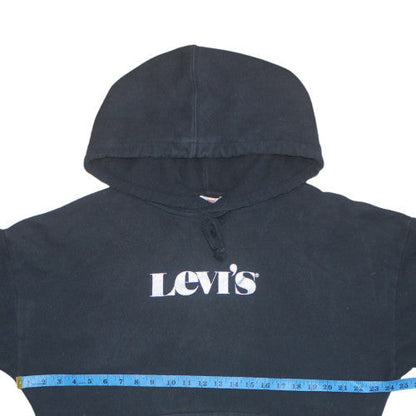 Mens UK Size XS Levi's Black Pullover Hoodie