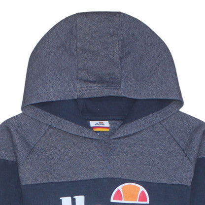 Ellesse Boys Blue Pullover Hoodie 13-14 Years Cotton Blend Logo Design