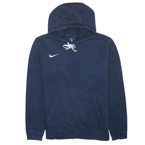 Mens UK Size L Nike Blue Pullover Hoodie