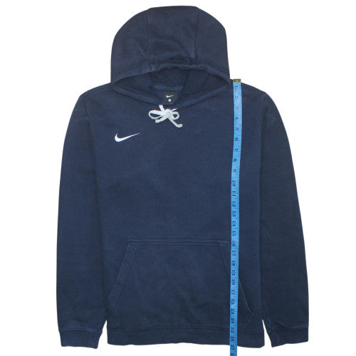 Mens UK Size L Nike Blue Pullover Hoodie